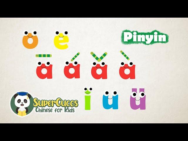 学中文-拼音 | Learn Chinese for kids - Pronunciation Pinyin - Vowel | Aprender Chino Pinyin - Vocal