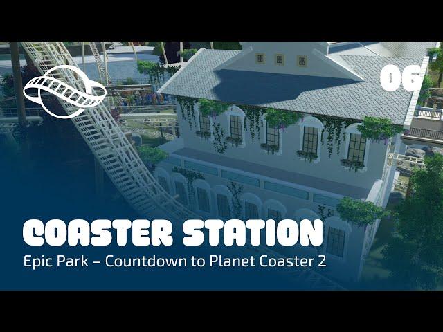 Dueling-Coaster Station at victorian themed area - Countdown to Planet Coaster 2 - Epic Park