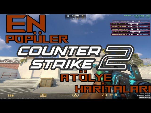 Counter Strike 2 | Atölye Haritaları #cs2 #csgo #aim #crosshair #counterstrike