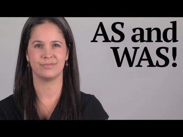 How to Pronounce AS and WAS - American English Pronunciation