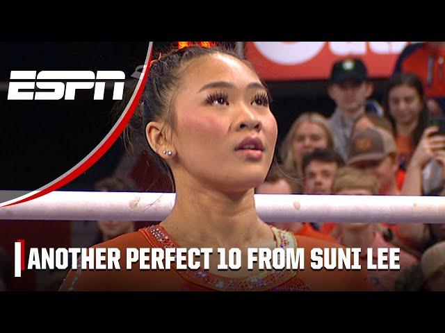 Suni Lee records a perfect 10 on bars for Auburn vs. LSU | ESPN Gymnastics