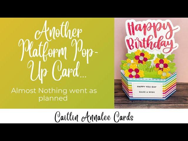 Another Platform Pop Up Card | When things don't go as planned...| Customizing an Interactive Card