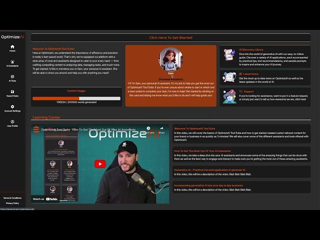 OptimizeAI Tool Suite - Getting Started