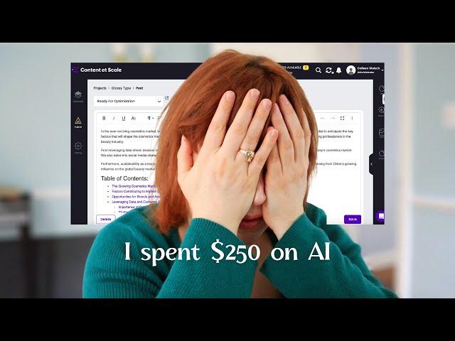 Content at Scale AI Review (I spent $250 on this?!)