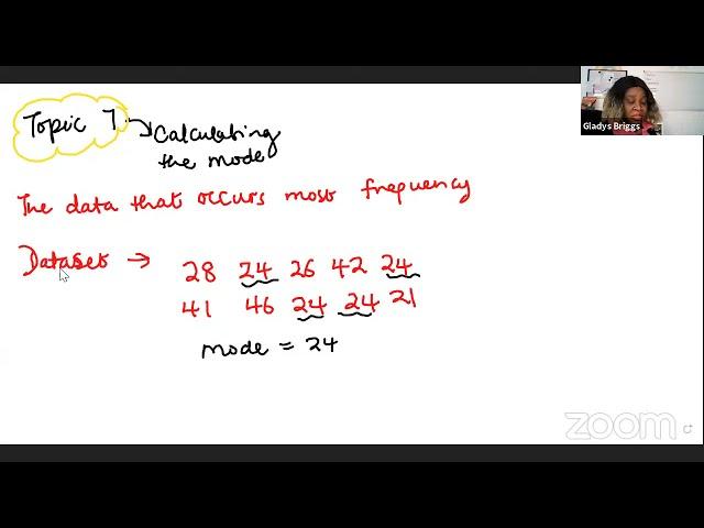 Foundation Maths - Mean Median Mode