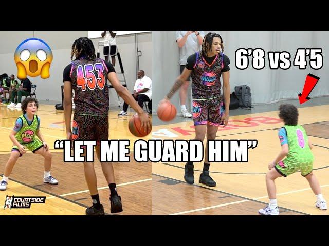 4-FOOT-5 KID LOCKS UP 6'8 5-STAR FRESHMAN?!