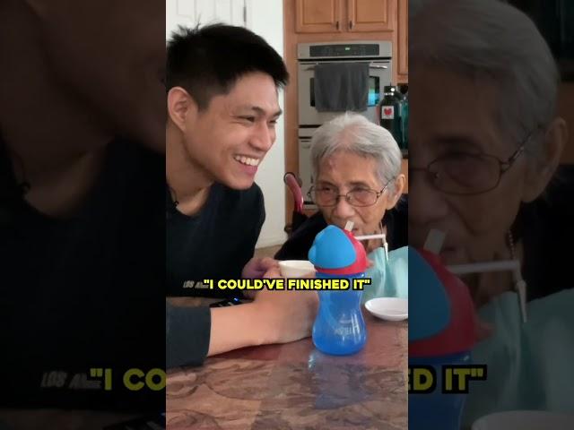 97 Year Old Grandma Stays Hydrated 