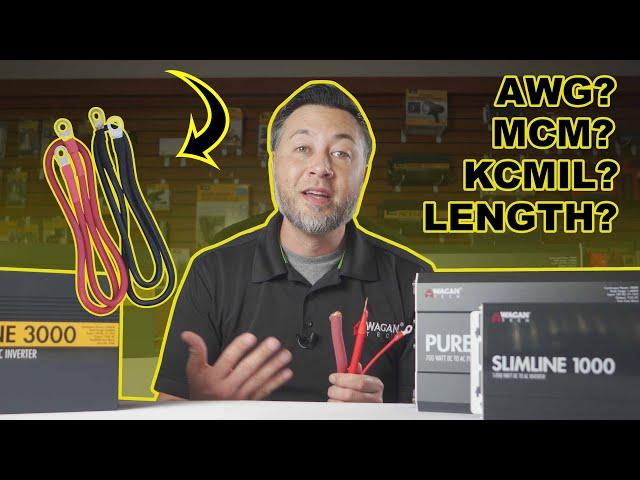 Power Inverter Cable Size - How To Select The Right Cable Size