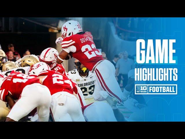 Colorado at Nebraska | Highlights | Big Ten Football | 09/07/2024