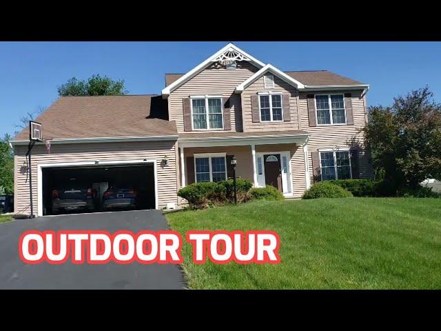 INDIAN| TAMIL OWN HOME TOUR IN USA|  OUTDOOR | GARDEN | GARAGE