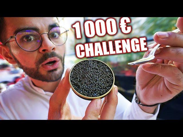 1 000€ POUR MANGER PENDANT 24H (1000€ Challenge)