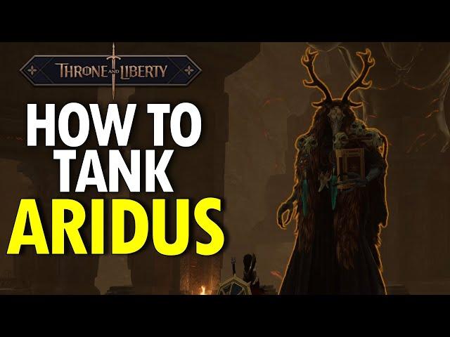 Throne and Liberty - ARIDUS BOSS GUIDE - TANK POV