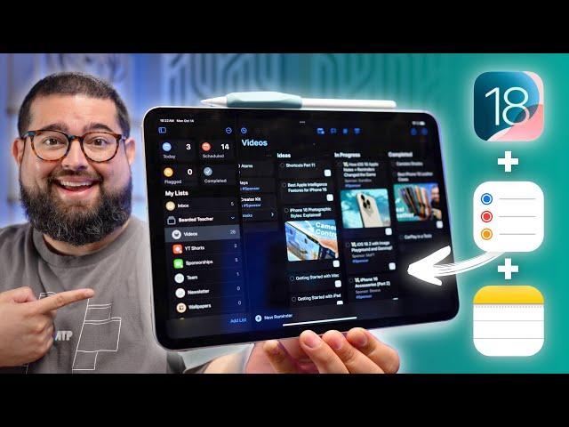 How iOS 18 Reminders + Notes Supercharged My Productivity [with Shortcuts]