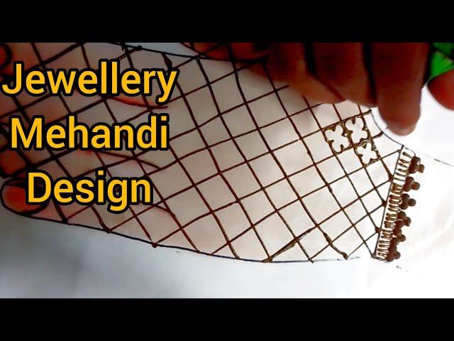Very nice and simple jewellery mehandi Designs।। beautiful prajapati Creation Mind mehandi Designs।।