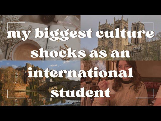 my BIGGEST culture shocks as a durham international student