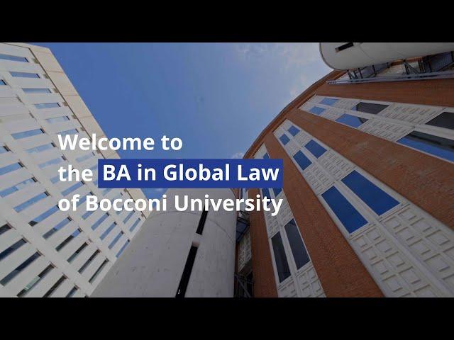 Bocconi BA in Global Law