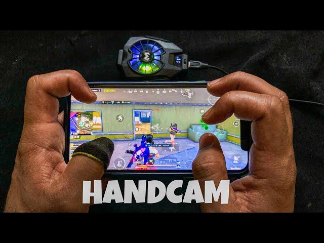 IPHONE 12 PRO  60 FPS ️ | BEST HANDCAM 5 Finger + Gyroscope  PUBG MOBILE