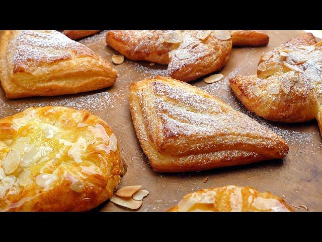 Danish Pastry Recipe | Almond Flavor