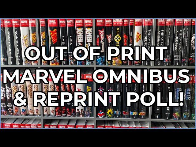 Out of Print Marvel Omnibus and Let's get some Reprinted!  2022 Edition!