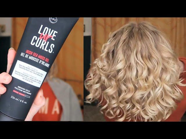 LUS IRISH SEA MOSS GEL- First Impression on Wavy/Loose Curls