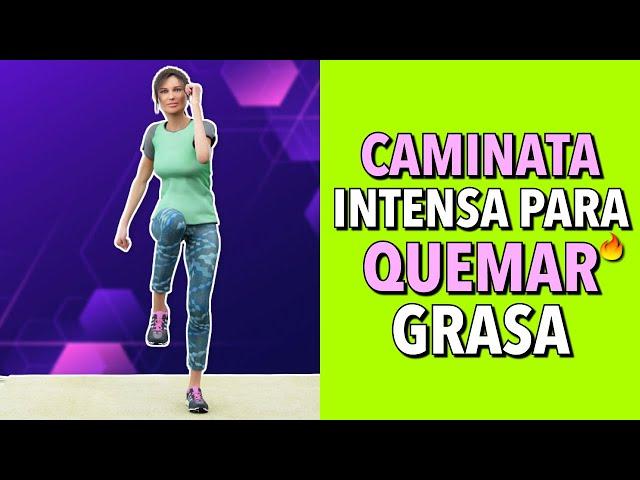 Caminata de 25 Min Para Quemar Grasa - Intensa Rutina de Caminata en Casa