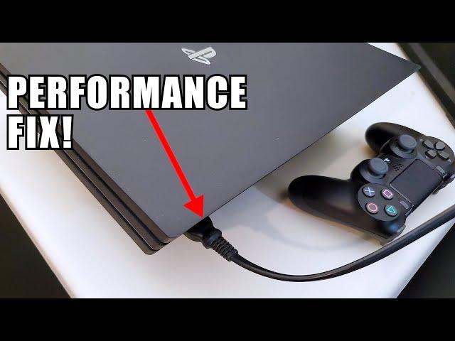 Doing this actually makes your Playstation run better