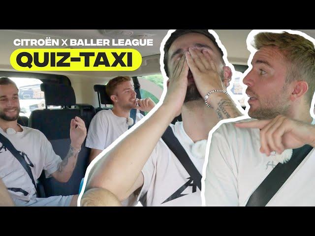 "Wandelndes Fußball-Lexikon" | Chris Kramer & Tim Sulmer im Citroën Quiztaxi | Baller League