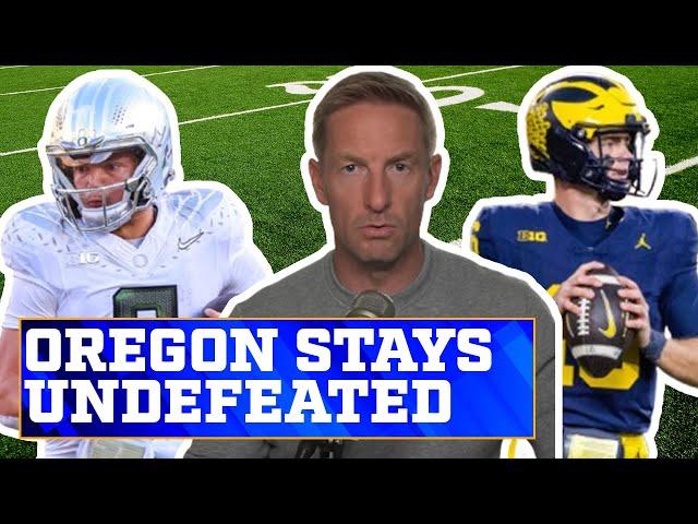 Oregon stays undefeated & can Michigan turn it around? | Joel Klatt Show