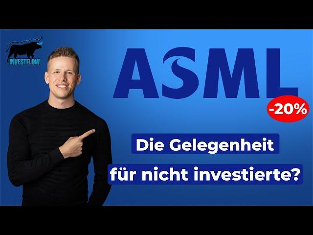 ASML Aktie senkt Prognose und enttäuscht bei Zahlen / DIE Chance zum Einstieg? Aktienanalyse Update