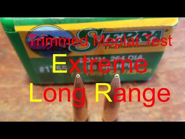 ELR SMK Meplat Trimming Test