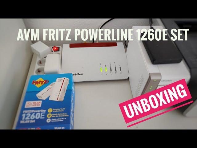 AVM Fritz Powerline 1260E/1220E WLAN Set: Unboxing + Einrichtung