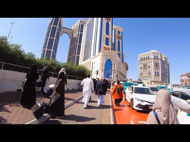 Walk from Jabal Omar Address Hotel to Masjid Al Haram I Makkah