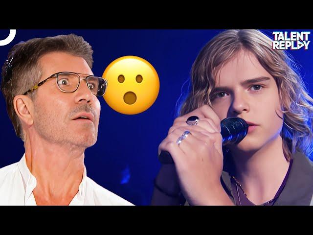 Simon Shocked by Oscar Stembridge's Unbelievable Voice! | AGT 2024