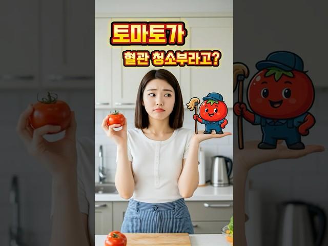 [알고먹자]토마토가 혈관 청소부라고? #토마토 #혈관청소 #혈압관리