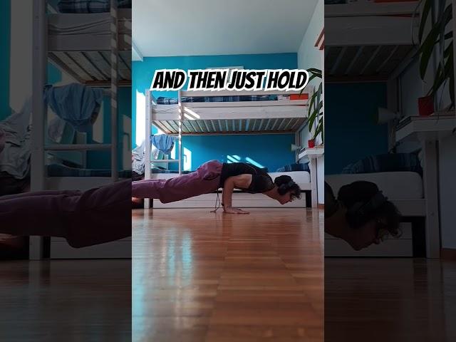 How To Elbow Planche In 10 Sec #shorts #howto #planche #tutorial #10second