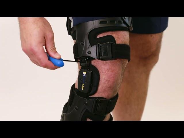 Osteoarthritis Unloader Knee Brace Fitting Video by Brace Direct