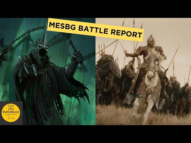 MESBG Battle Report - 650 pts Mordor vs Riders of Theoden