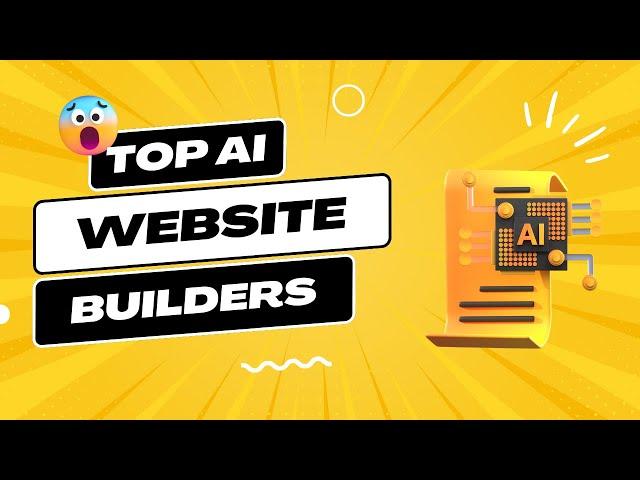 Top 3 AI Website Builders | Generate Your Site In Seconds!