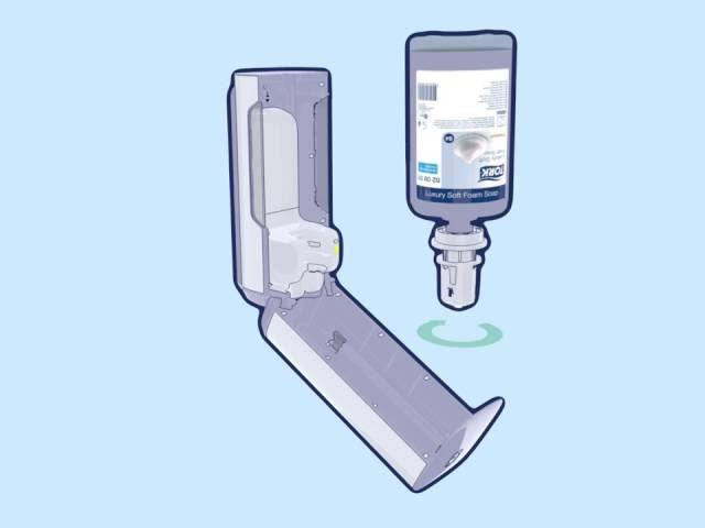 Befüllung Tork Image Design Sensorspender für Schaumseife (S4 System)