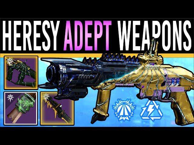 Destiny 2: EASY ADEPT WEAPONS & EARLY ACT 2 LOOT! Shiny Drops, All Perk Rolls & How to Get Them