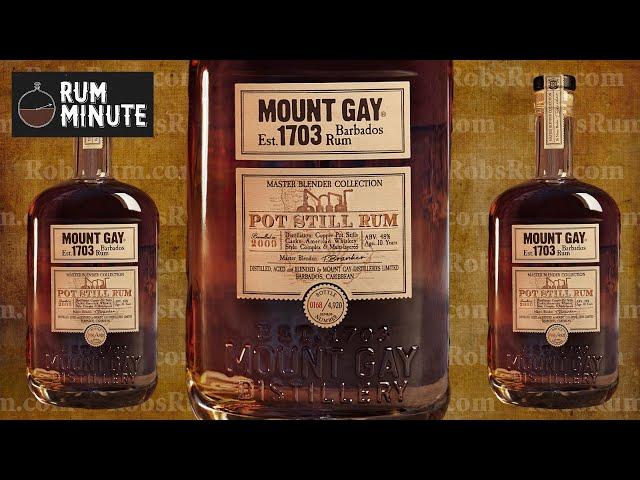 Mount Gay Master Blender Collection Pot Still Rum