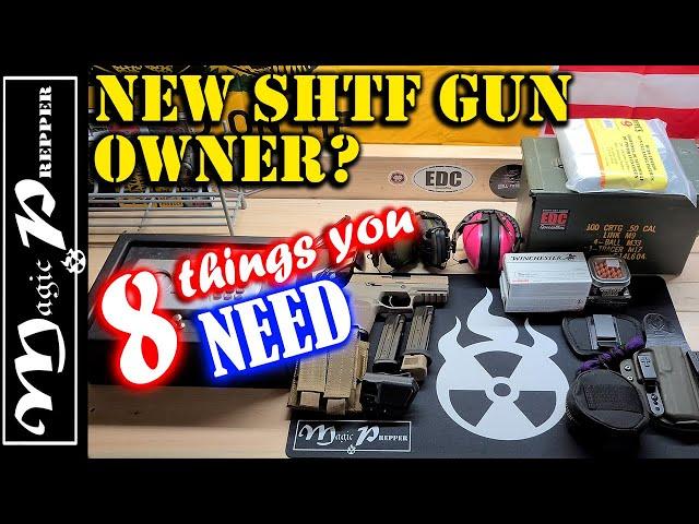 New SHTF Gun Owner? First Time Gun Owner Accessories & 8 Things You FORGOT For Your Handgun