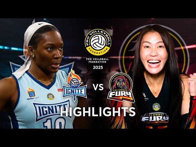 Indy Ignite VS Columbus Fury | HIGHLIGHTS | PVF 2025