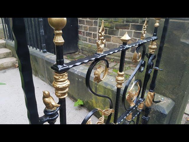 Making an ornate iron gate