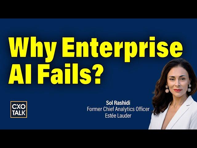 How to stop AI project failure! | CXOTalk #840