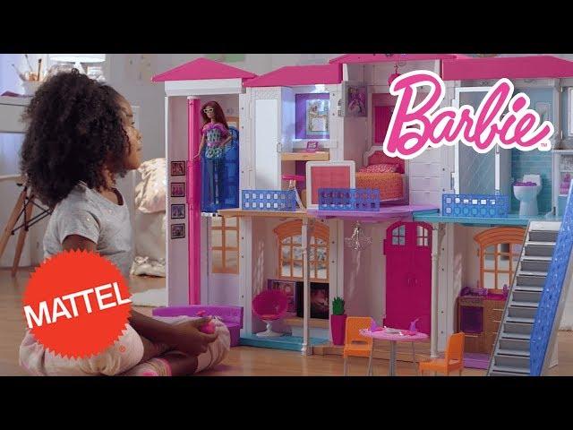 The Interactive Barbie "Hello Dreamhouse" at Play | Barbie | Mattel