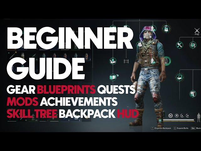 ONCE HUMAN BEGINNER'S GUIDE | Blueprints, Skill Tree, Quests, HUD, and more!