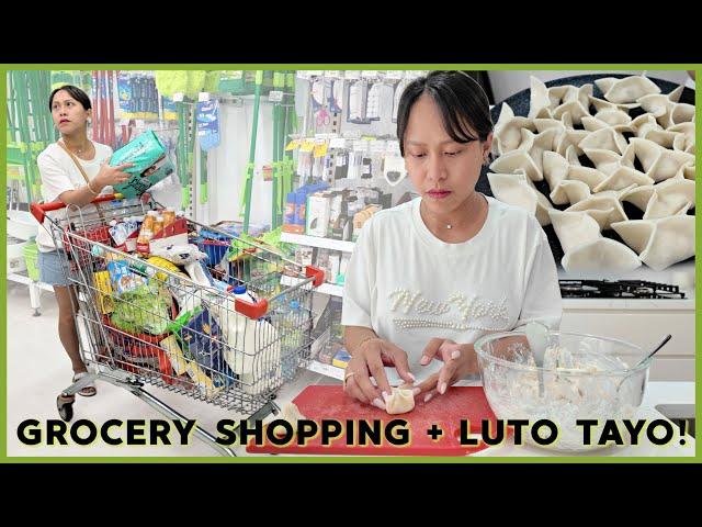 NAKAPAG GROCERY SHOPPING MAG ISA! LUTO TAYO NG CRISPY CHEESY TUNA WONTON! ️ | rhaze