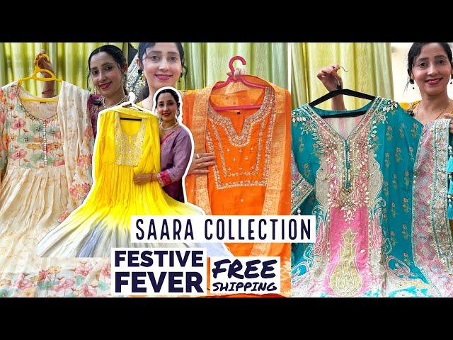 Saara Collection Brings You Super Stunning Cotton, Party Wear Suits and Dazzling Kaftans. Free Ship.