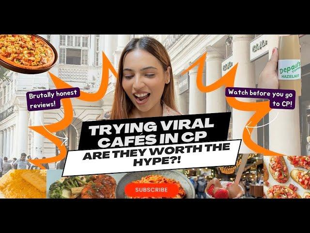 Reviewing VIRAL Restaurants in Delhi-CP (Connaught Place) | Are they worth the hype!? Delhi Food